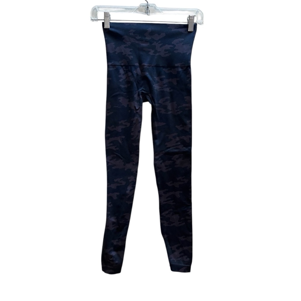 SPANX  Camo Leggings - Black and Blue